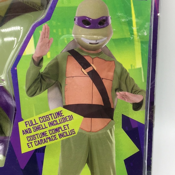 Teenage Ninja Turtles Kids Donatello Costume 8-10 - Picture 2 of 8